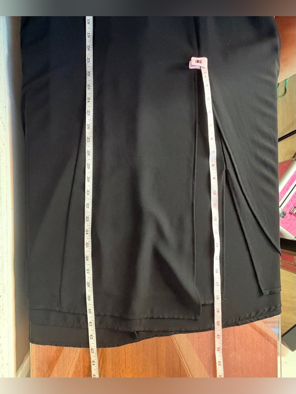 Quintessential Little Black Midi Dress Slim fit and adjustable spaghetti straps - Picture 11 of 14